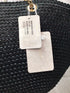 Jimmy Choo Maria Black Raffia Tote Purse